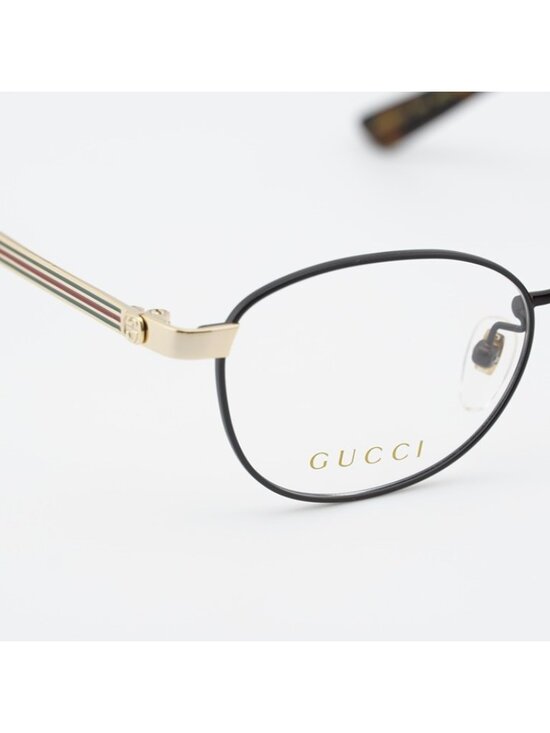 Gucci GG0591OJ 004 Eyeglasses Brown / Gold 50mm Oval Frame main image 6